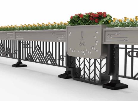 輕歌曼舞馬路花箱護(hù)欄